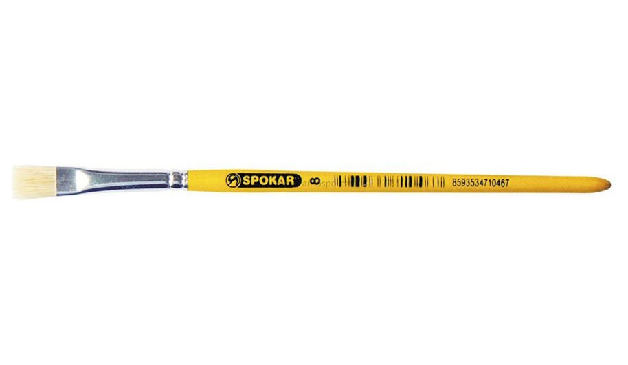 Štětec SPOKAR 7104, plochý, č.8