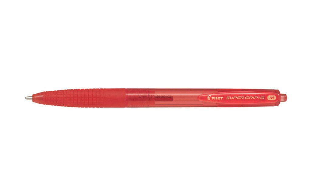 Kuličkové pero PILOT FriXion SuperGrip-G 2044, střední (M), červené