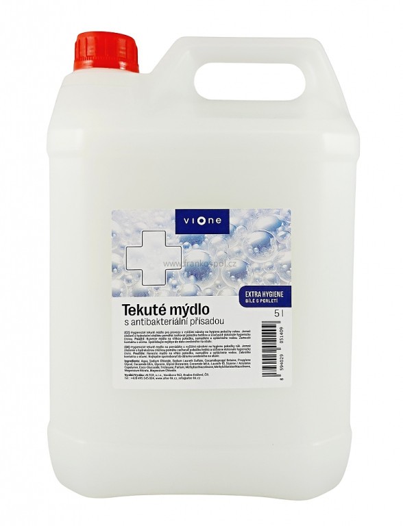 Mýdlo tekuté Vione EXTRA HYGIENE antibakteriální bílé