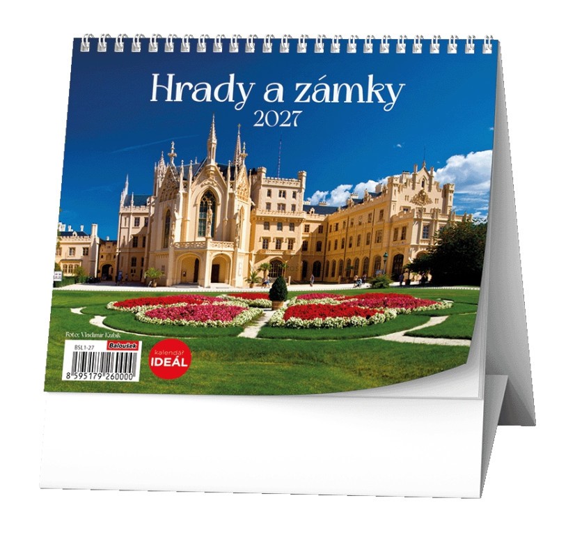 Stolní kalendář IDEÁL HRADY A ZÁMKY,  BSL1