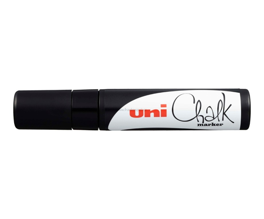 Křídový popisovač UNI Chalk Marker, 15 mm, černý