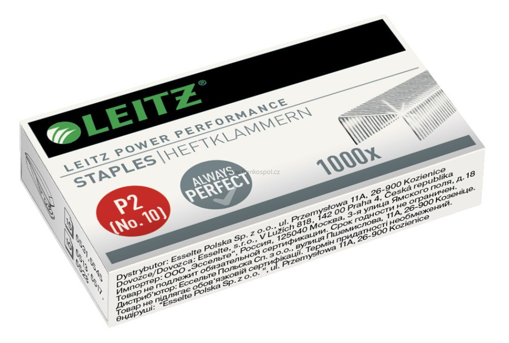 Spojovače LEITZ Power Performance P2, č.10 (No.10)