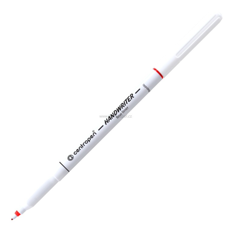 Popisovač CENTROPEN 2551 Liner Handwriter, červený