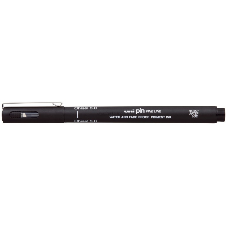 Kreativní popisovač UNI PIN CS3 Liner, 3,0 mm, černý