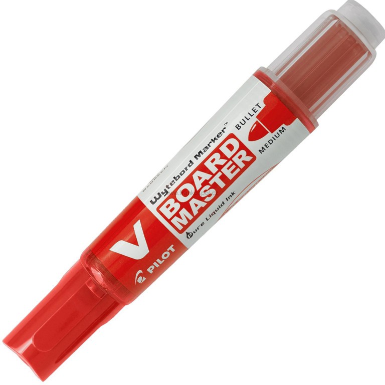 Popisovač PILOT V-Board Master na bílé tabule, červený