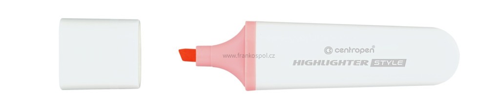 Zvýrazňovač CENTROPEN Style 6252, pastelový, růžový
