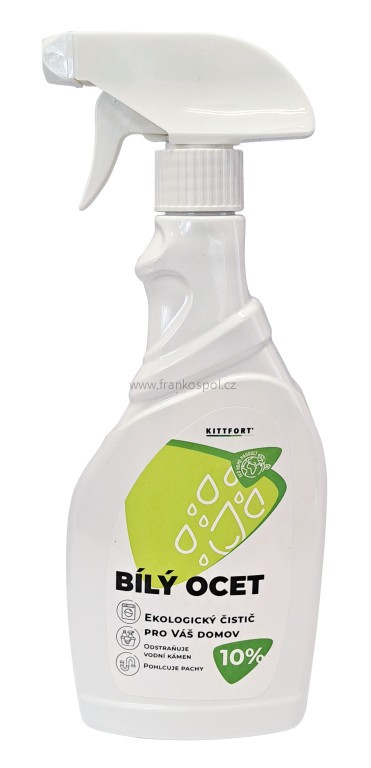 KITTFORT Bílý ocet 10%, 500 ml