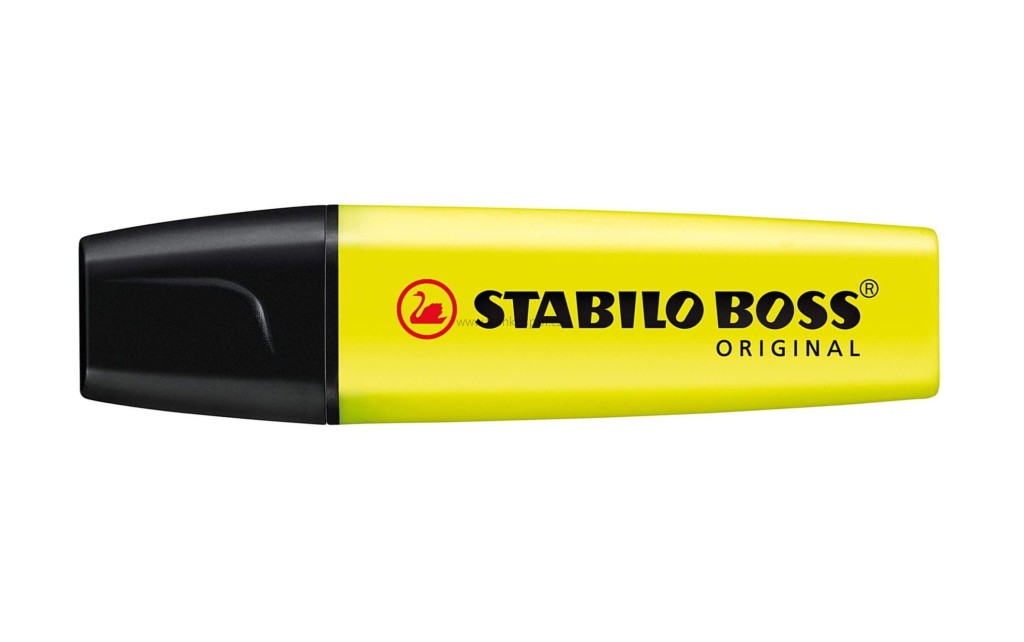 Zvýrazňovač STABILO BOSS Original, žlutý