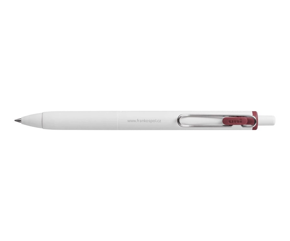 Gelové pero UNI One, 0,7 mm, červenočerné
