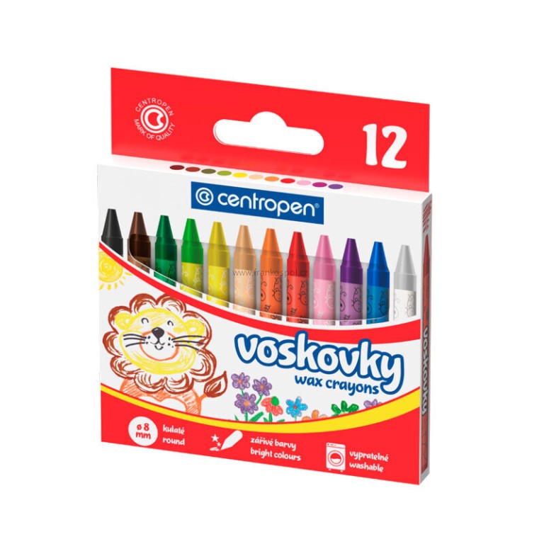 Voskovky CENTROPEN 9530, 12 barev