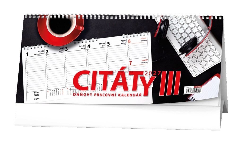Stolní kalendář CITÁTY III, BSB3