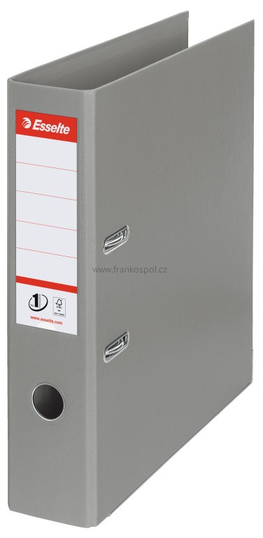 Pákový pořadač ESSELTE No. 1 Power, A4/75 mm, šedý