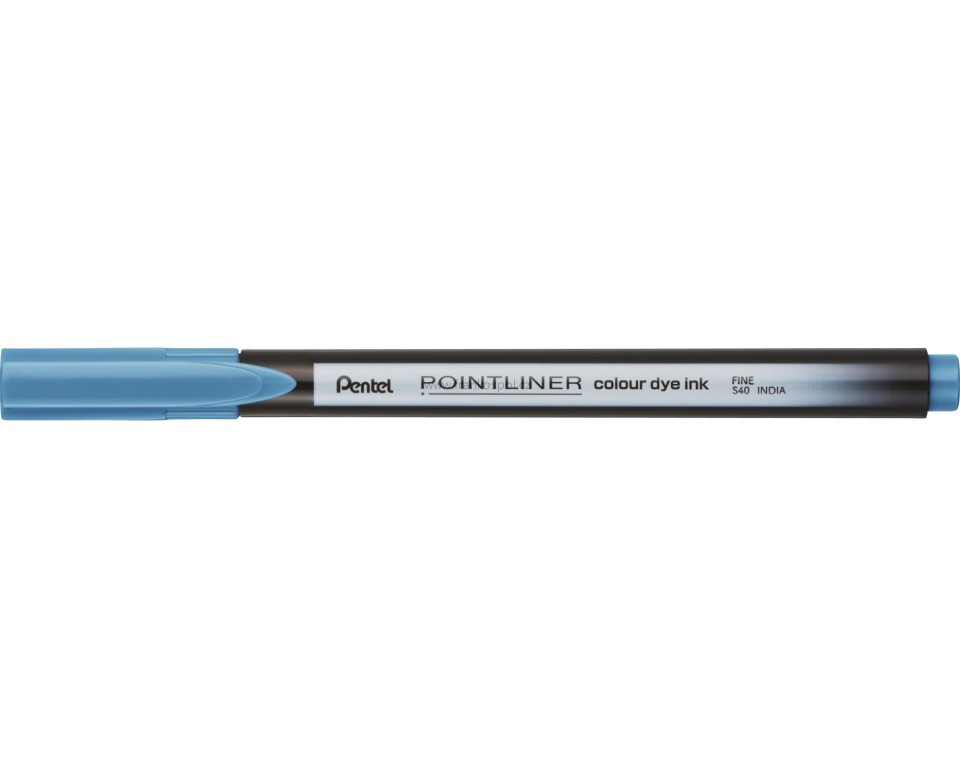 Liner PENTEL Pointliner S40, 0,4 mm, tyrkysový