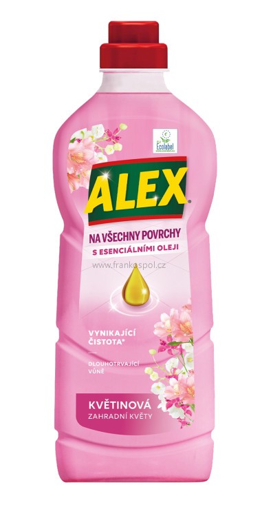ALEX čistič na všechny povrchy, 1 l, zahradní květy