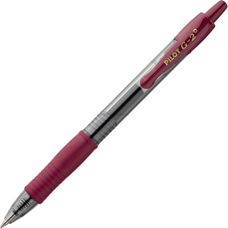 Pero gelové PILOT 2605 BL-G2-7 roller, tm. červené