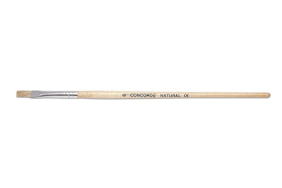 Štětec CONCORDE Natural, plochý, č.6