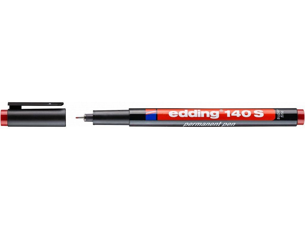 Popisovač EDDING 140 S OHP, permanentní, červený