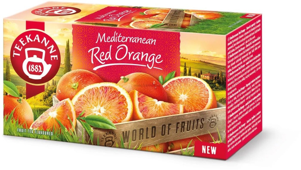 Ovocný čaj TEEKANNE Mediterranean Red Orange, 20 x 2 g