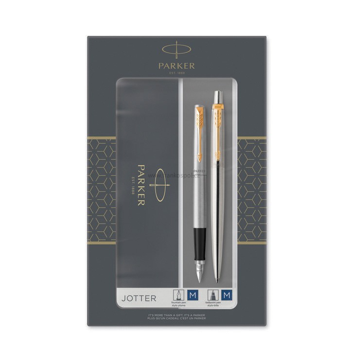 Sada PARKER Jotter Stainless Steel GT