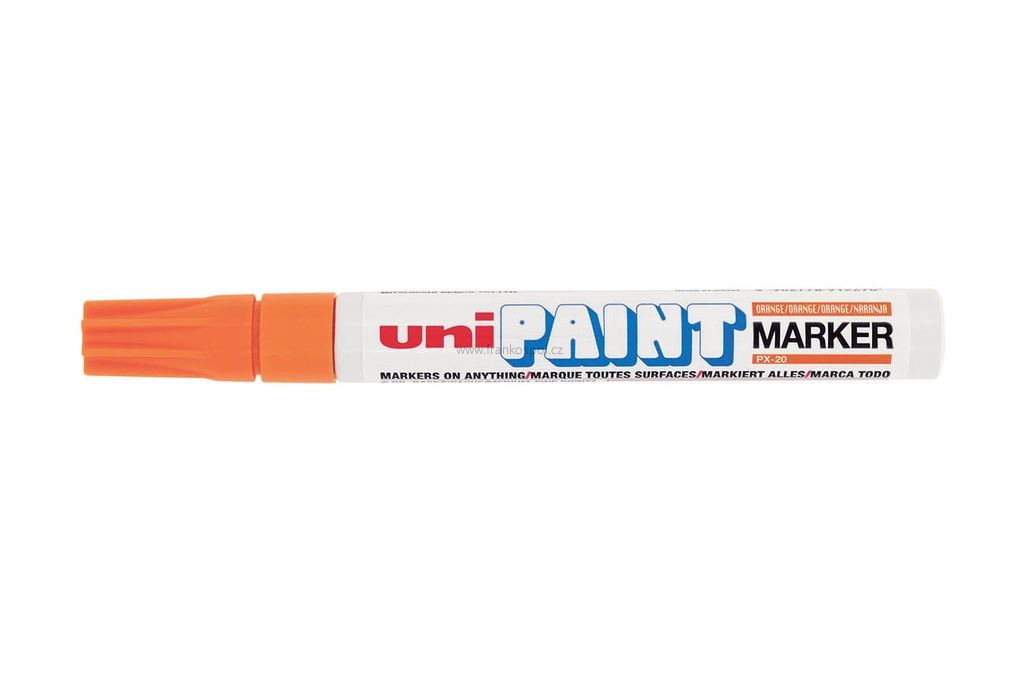 Lakový popisovač UNI Paint Medium, 2,2-2,8 mm, oranžový