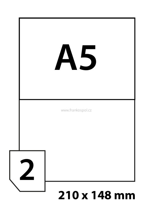 Print etikety 210x148 mm