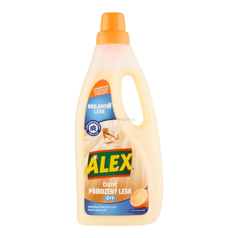 ALEX čistič přirozený lesk 2v1, 750 ml, na laminát