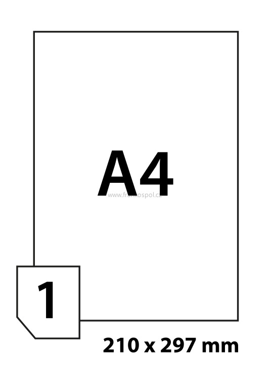 Print etikety 210x297 mm