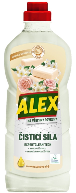 ALEX čistič na všechny povrchy, 1 l, Marseillské mýdlo