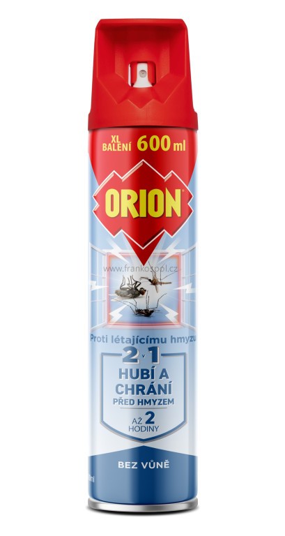 ORION 2v1 sprej proti létajícímu hmyzu, 600 ml, bez vůně