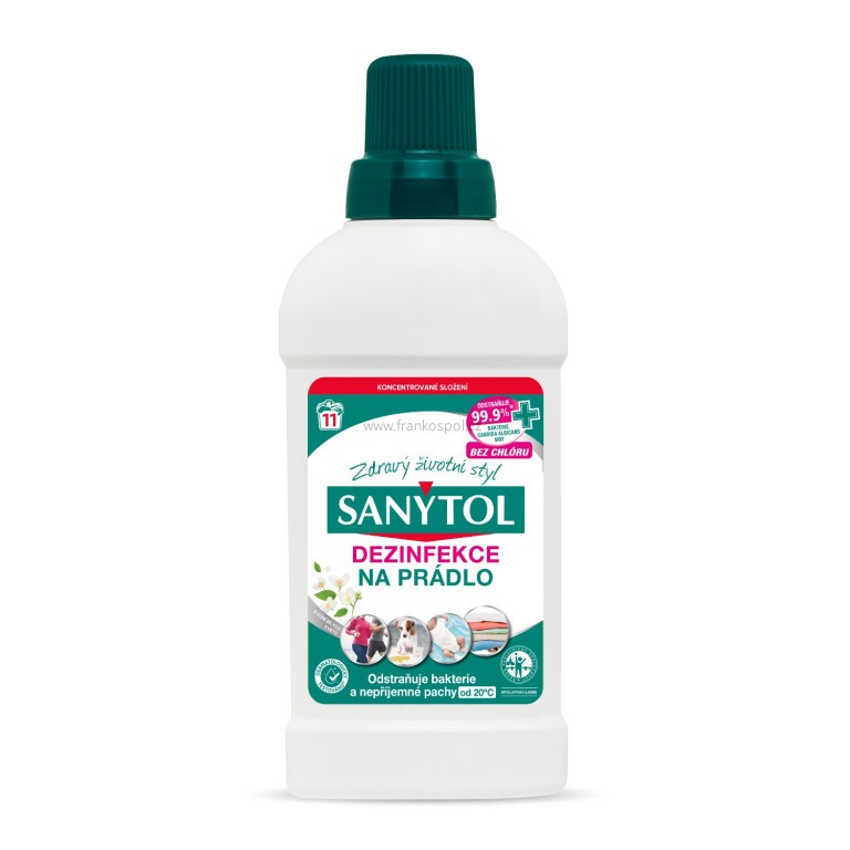 SANYTOL dezinfekce na prádlo, 500 ml, bílé květy