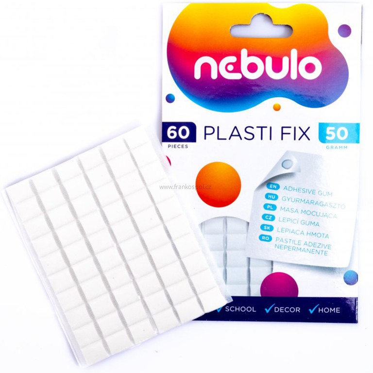 Lepicí guma NEBULO Plasti Fix, 60 ks