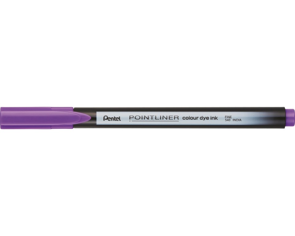 Liner PENTEL Pointliner S40, 0,4 mm, purpurový
