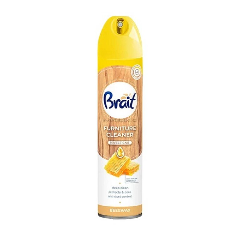 Leštěnka na nábytek BRAIT Beeswax, včelí vosk, 300 ml