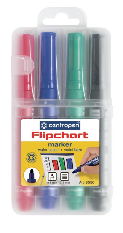 Značkovač CENTROPEN 8550 - flipchart