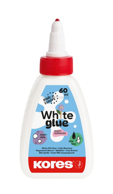 Lepidlo KORES White glue, 60 ml