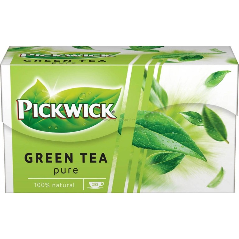 Zelený čaj PICKWICK Green Tea Pure, 20 x 1,5 g