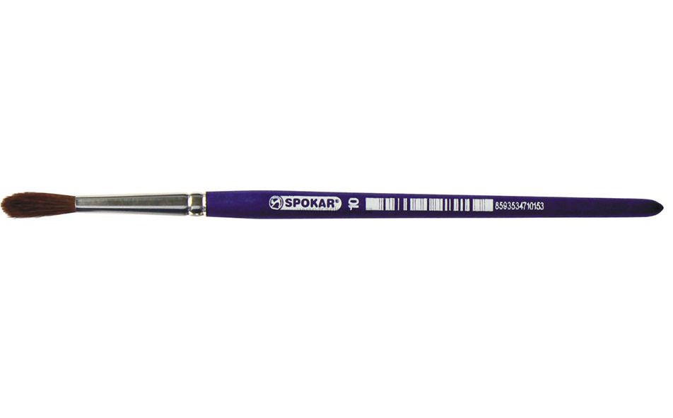 Štětec SPOKAR 7102, kulatý, č.10