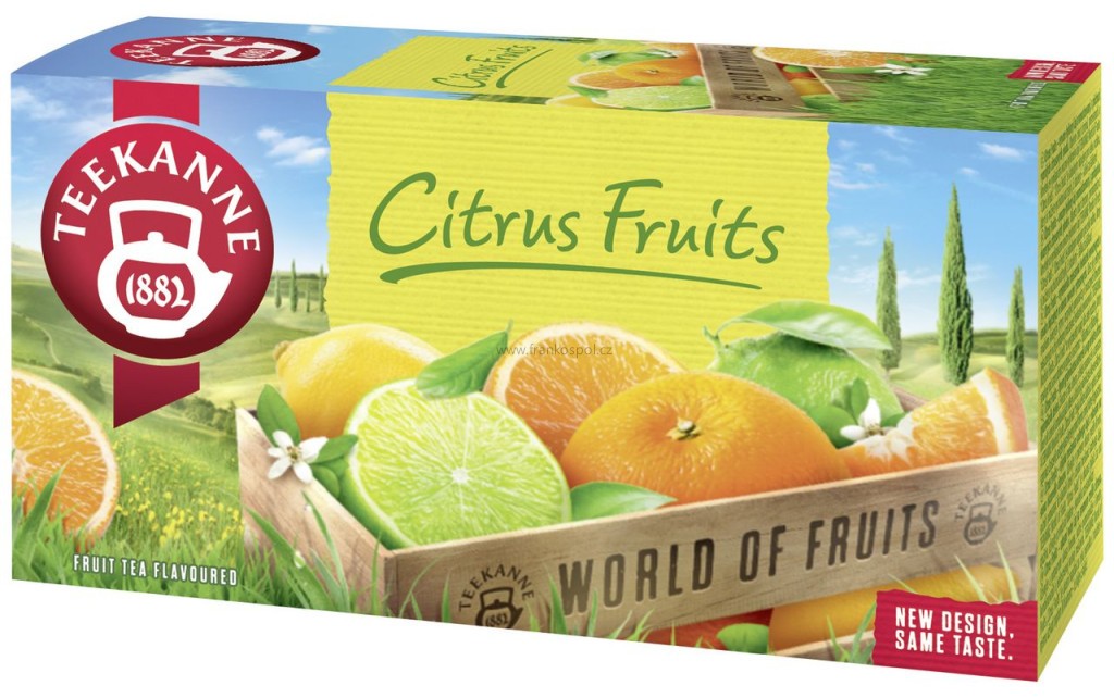 Ovocný čaj TEEKANNE Citrus Fruits, 20 x 2,25 g