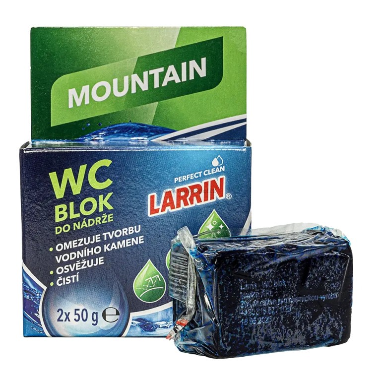 LARRIN WC blok do nádrže, 2 x 50 g