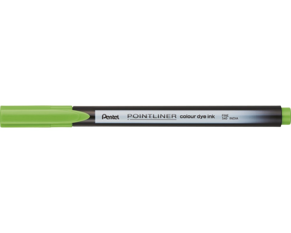 Liner PENTEL Pointliner S40, 0,4 mm, jablkově zelený