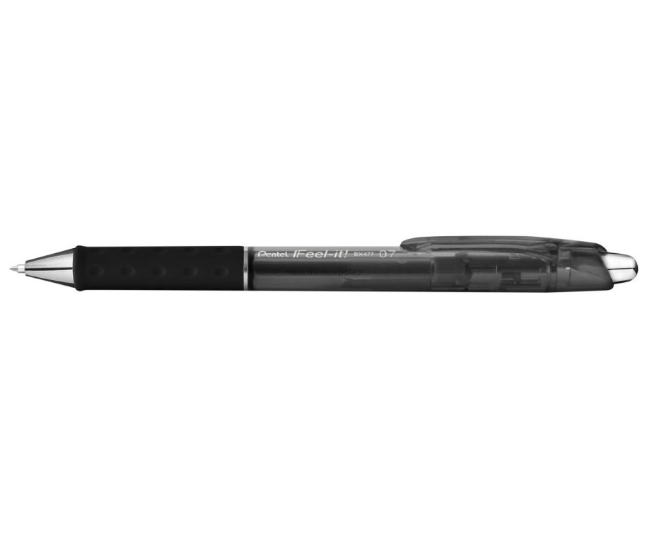 Kuličkové pero PENTEL BX477, 0,7 mm, černé