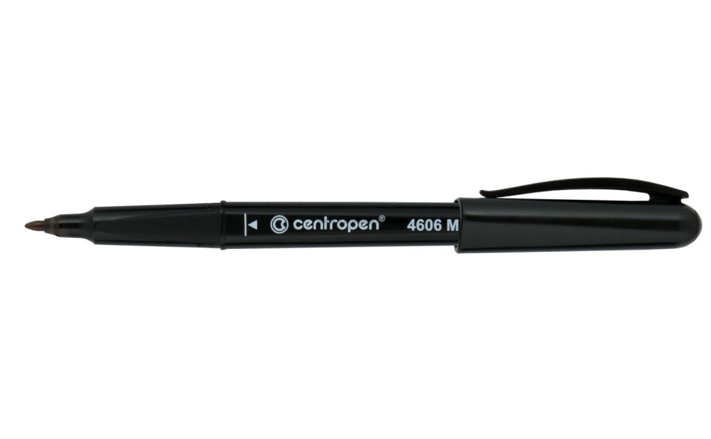 Popisovač CENTROPEN 4606 M na CD/DVD/BD, černý