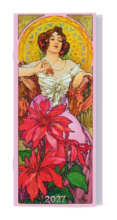 Měsíční diář BOŽKA ALFONS MUCHA, mix