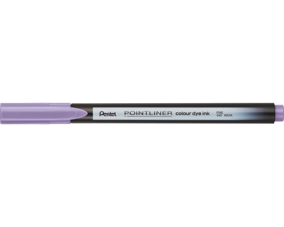 Liner PENTEL Pointliner S40, 0,4 mm, levandulový