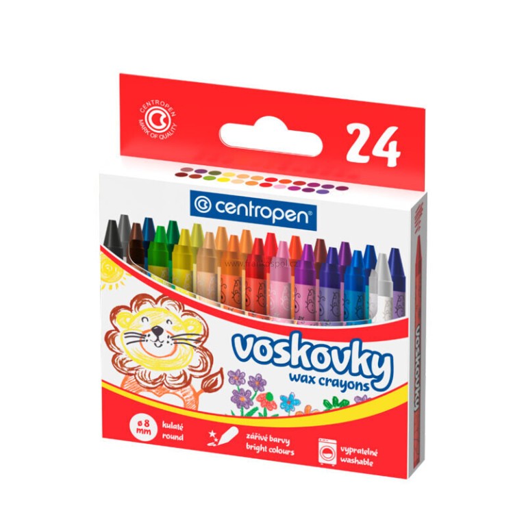Voskovky CENTROPEN 9530, 24 barev
