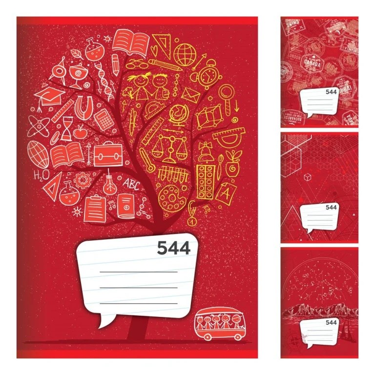Sešit 544, A5, 40 listů, linkovaný