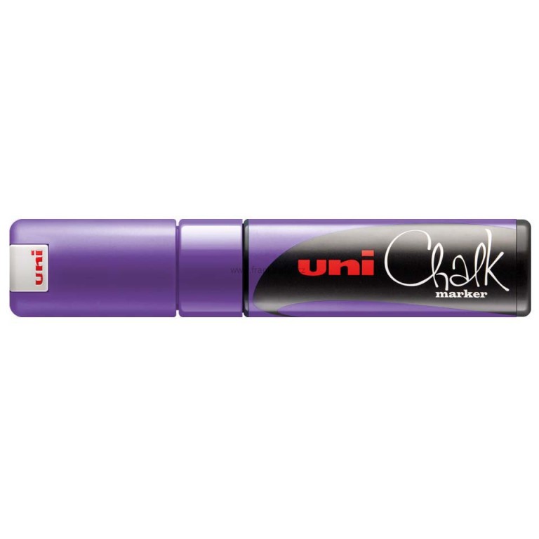 Křídový popisovač UNI Chalk Marker, 8 mm, fialový