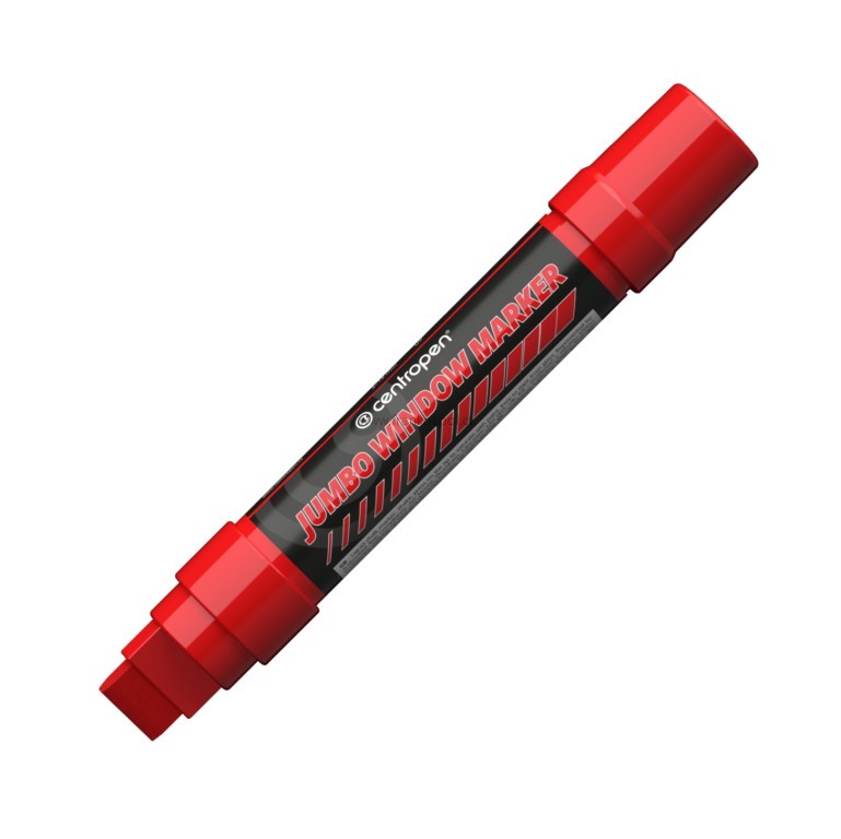 Křídový značkovač CENTROPEN 9120 JUMBO, červený