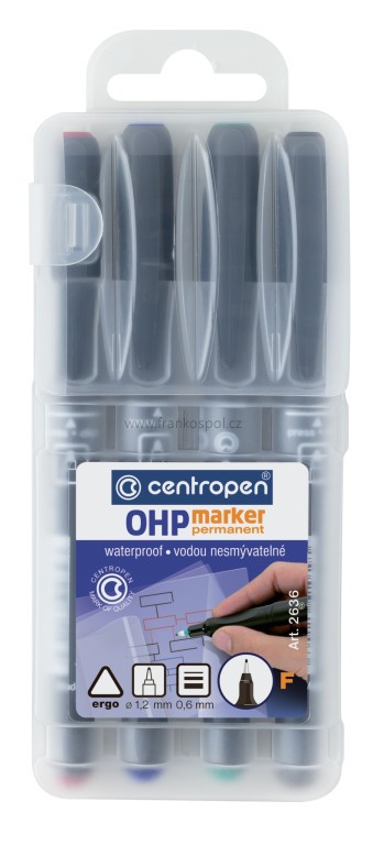 Popisovač CENTROPEN 2636 F OHP - permanent