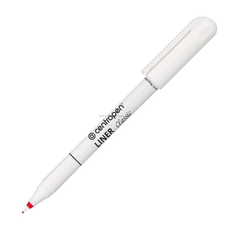 Popisovač CENTROPEN 2811 Liner Classic, červený